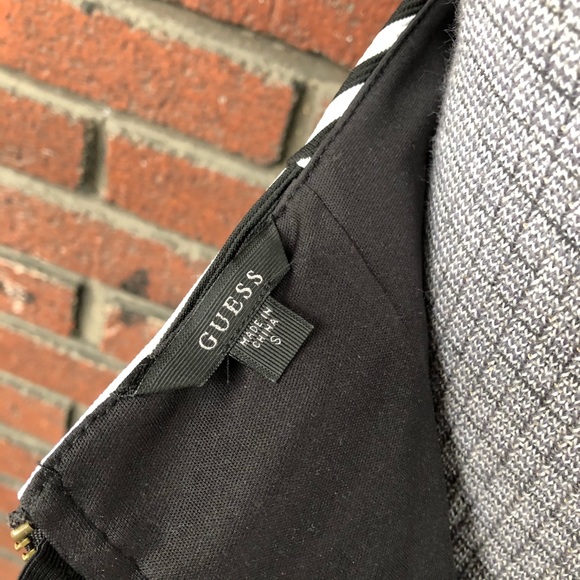 GUESS Optical Illusion Peplum Halter Top - Picture 5 of 5